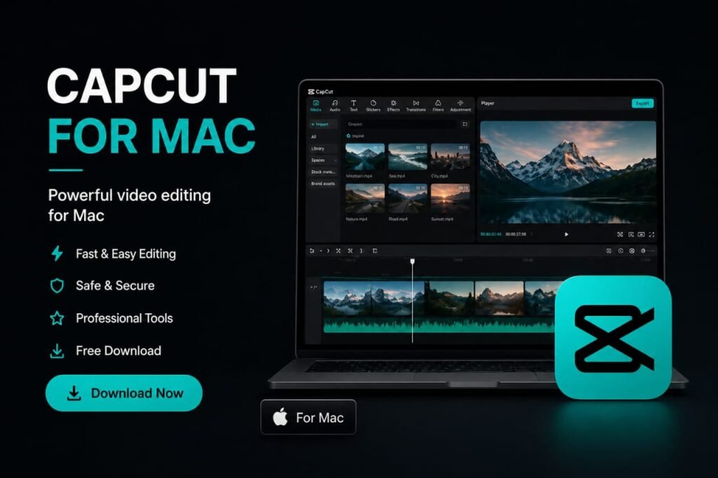 CapCut Mod APK for Mac feature image